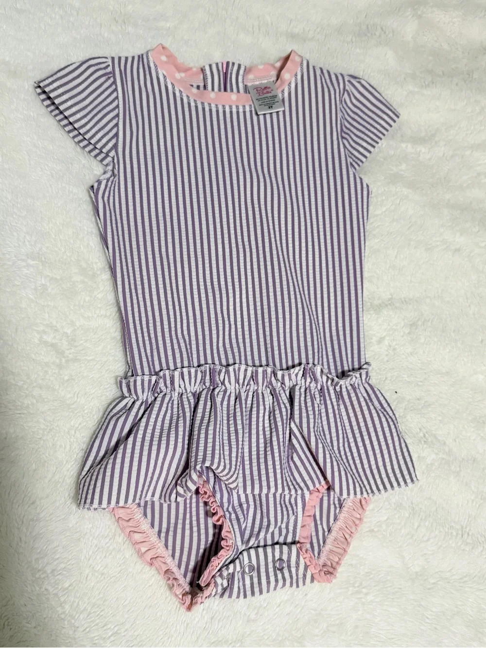Purple Ruffle Butts Swim size 3t